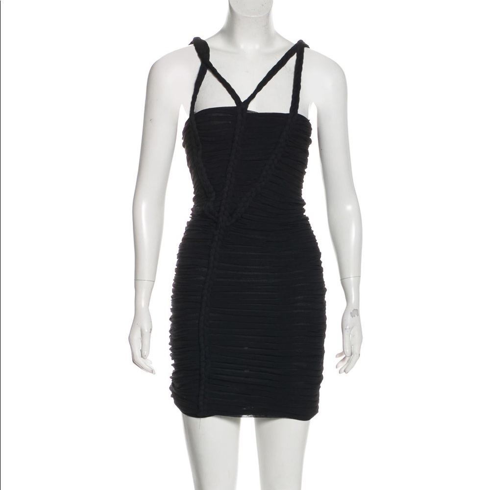 ISO!!!  Isabel Marant Black ruched mini dress